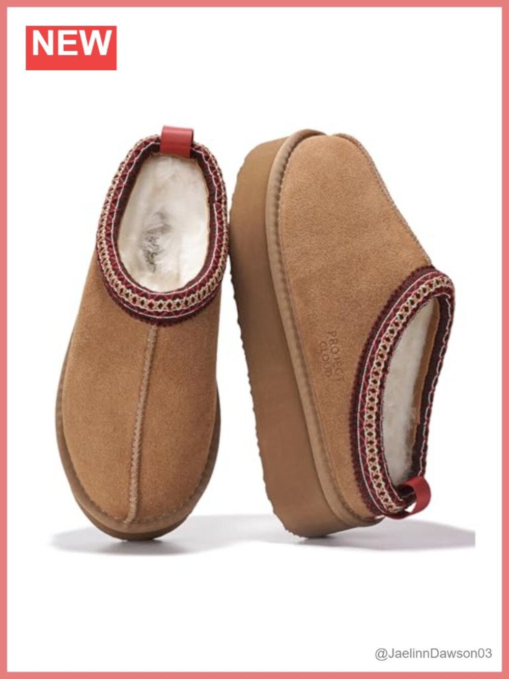 Genuine Leather Shearling Lined Memory Foam Slippers Non-Slip